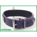 Latigo Collar 1.5 inch wide with 1 inch wide accent strap, Deer Liner