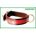 Latigo Collar 1.25 inch wide with 0.75 inch wide accent strap, Deer Liner