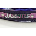 Ty Beanie Boos Plush with 1.25" wide Purple Latigo Collar, rabbit fur lined